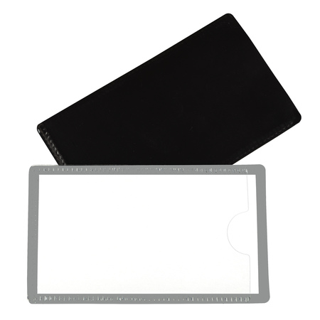 C-LINE PRODUCTS Slap 'N Go Magnetic Label Holders, Side Load, 4-1/4 x 2-1/2, Gray, PK100 87701-BX